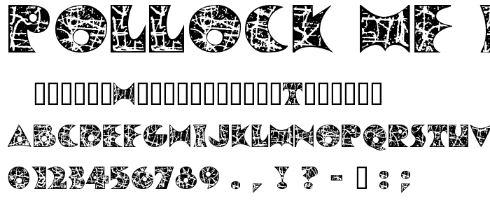 Pollock MF Initials font